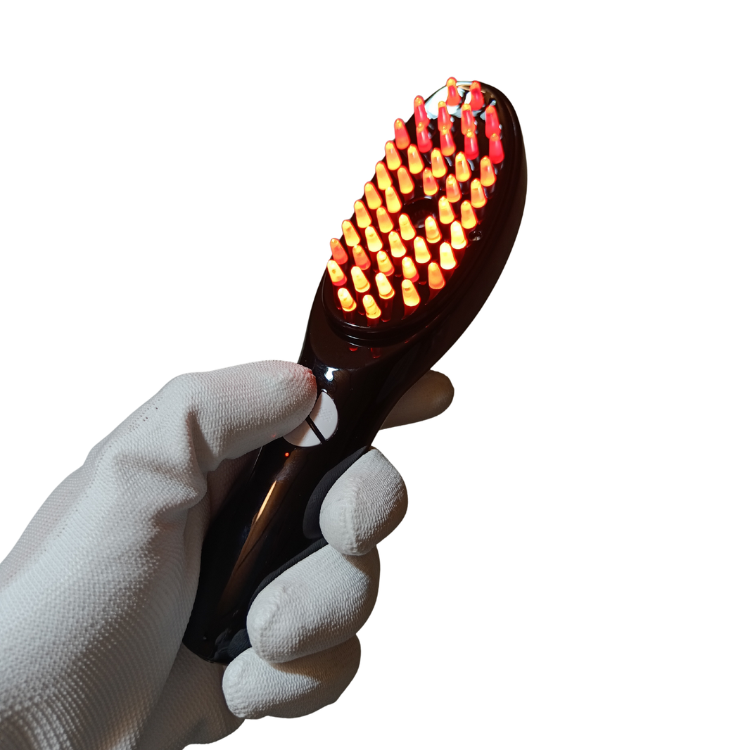 punavaloharja punaisella valolla