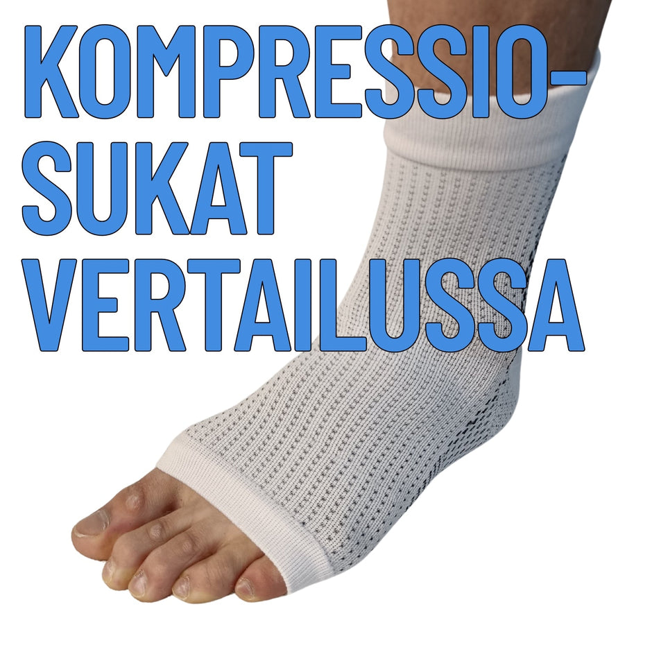 kompressiosukat vertailussa - artikkelin kansikuva