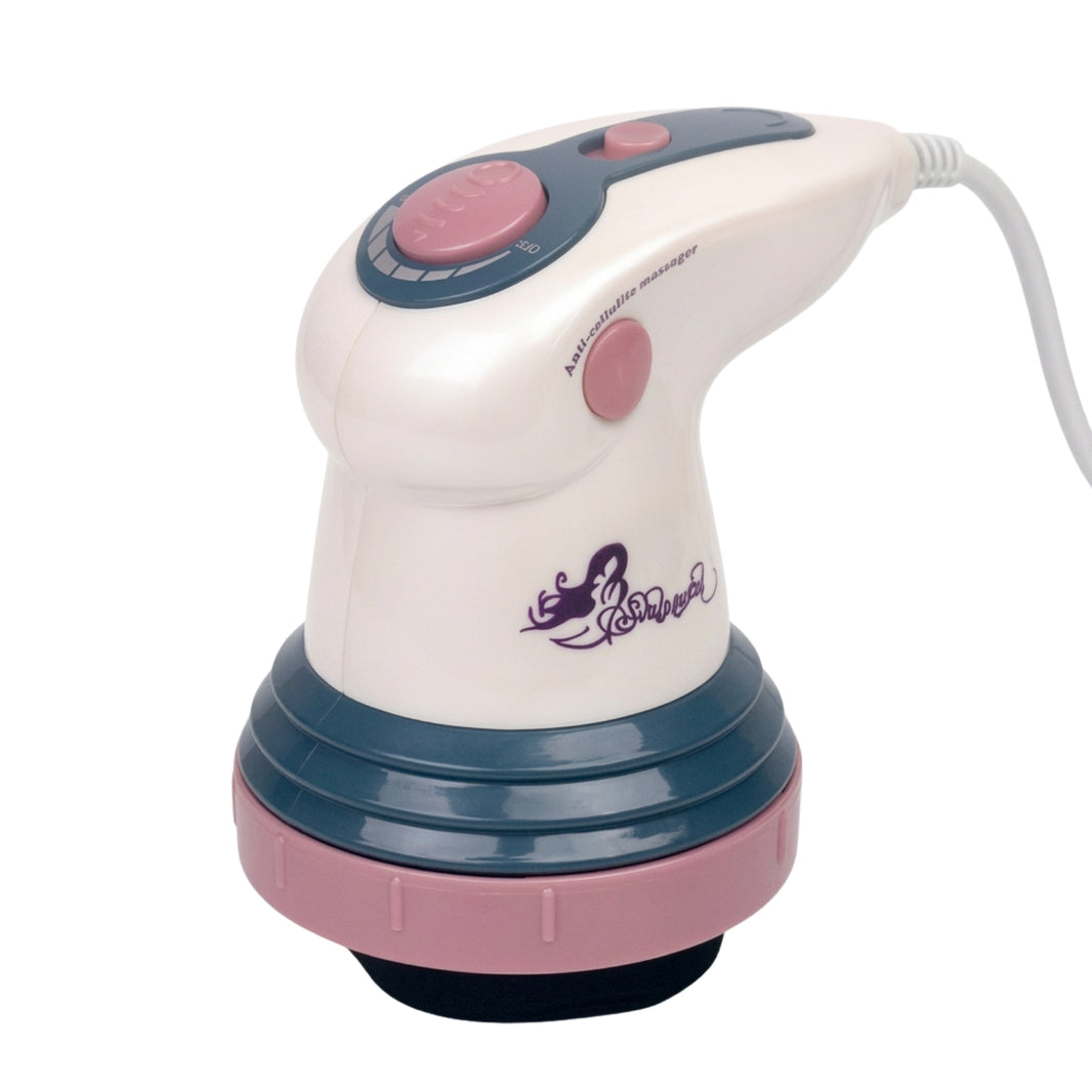 Selluliitin hierontalaite valkoisella taustalla kuvattuna.